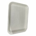 Gen Meat Trays, #4S, 9.5 x 7.25 x 0.5, White, 500PK 4SWH